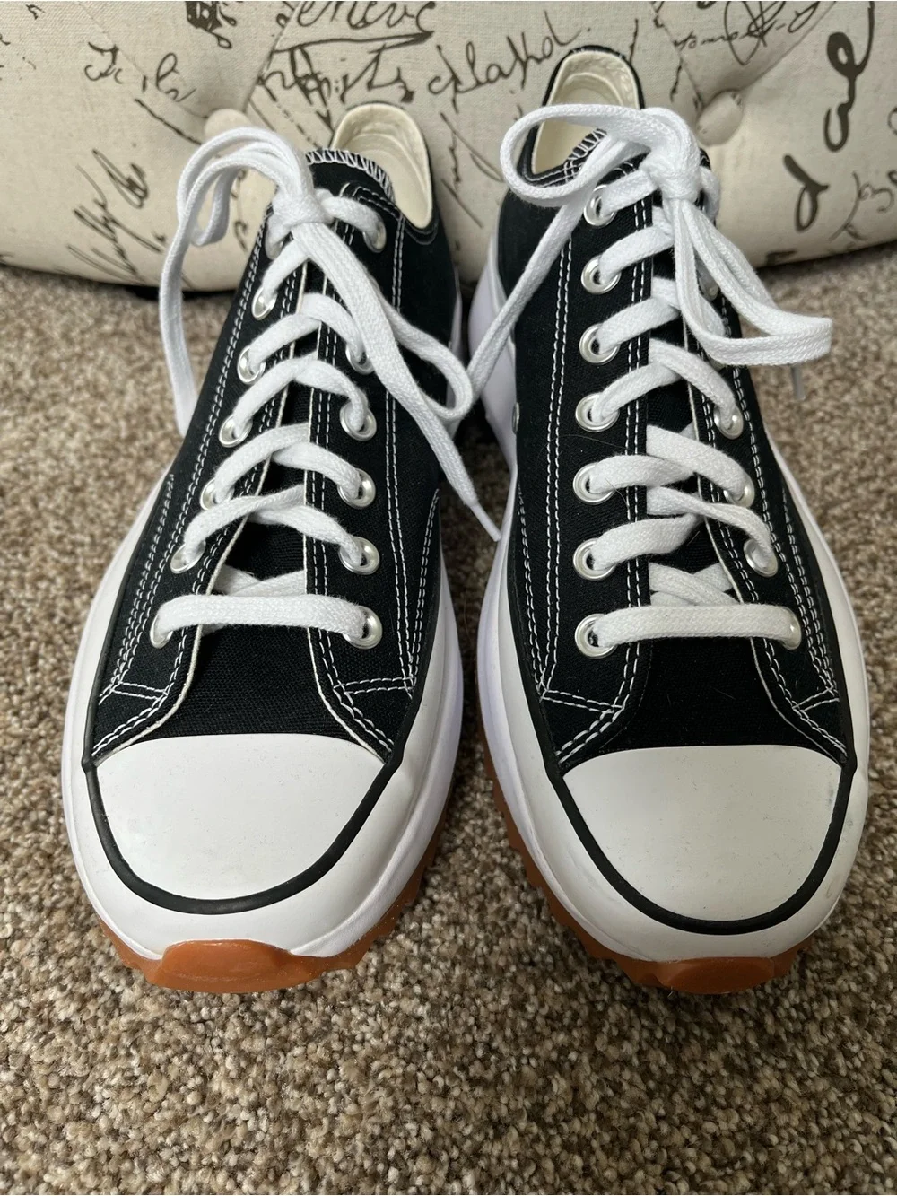 Converse Black Run Star Hike Low Top Sneakers Size 11B Never Worn - Picture 2 of 11